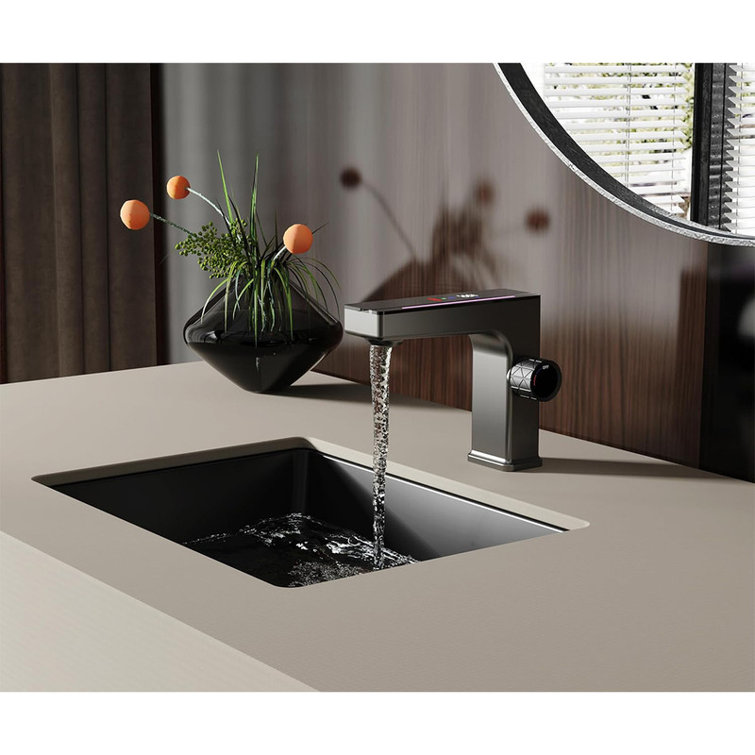 Minoky 18 Inch Undermount Rectangle Bathroom Sink, Porcelain Ceramic